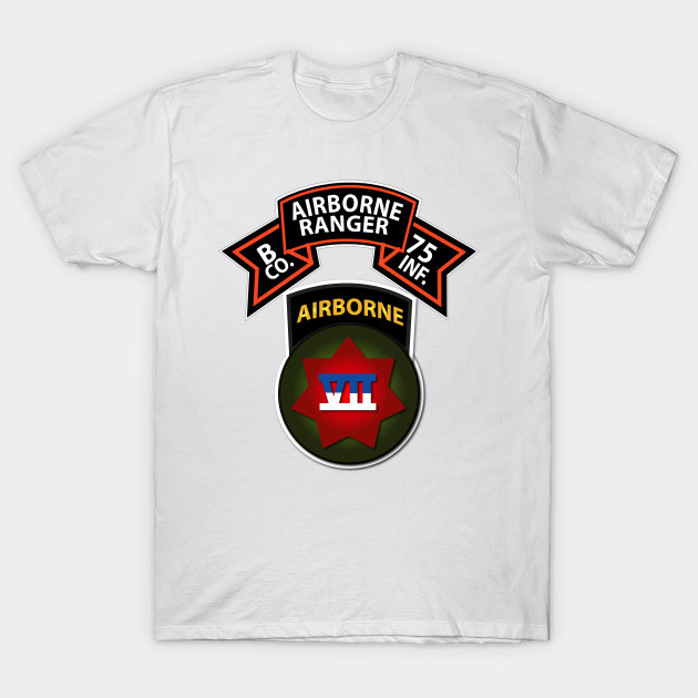 B Co 75th Ranger - VII Corps - Airborne T-Shirt-TOZ